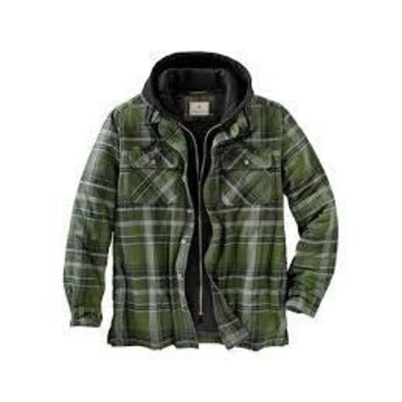 Legendary Outfitters Maplewood Plaid Quilt Insulated Hooded Shacket Sz XXL - Picture 1 of 10